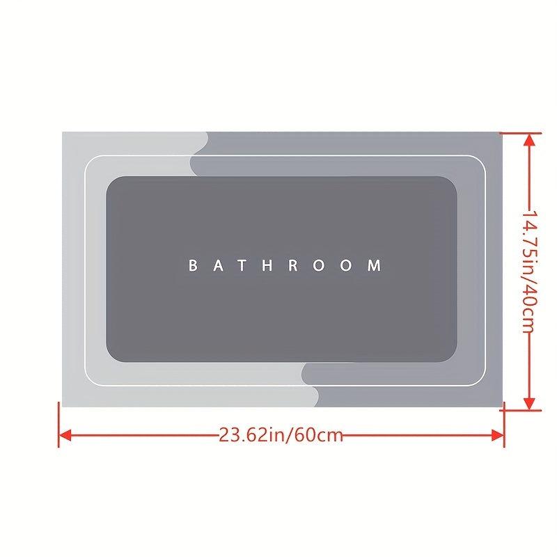 Soft Non Slip Bath Rug Quick Drying Carpet