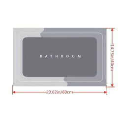 Soft Non Slip Bath Rug Quick Drying Carpet