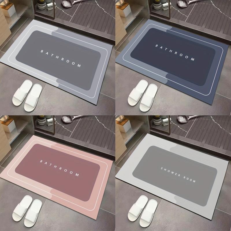 Soft Non Slip Bath Rug Quick Drying Carpet