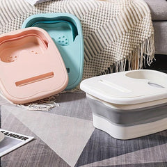 Foldable Foot Bath Bucket Massager Soaking Feet Basin