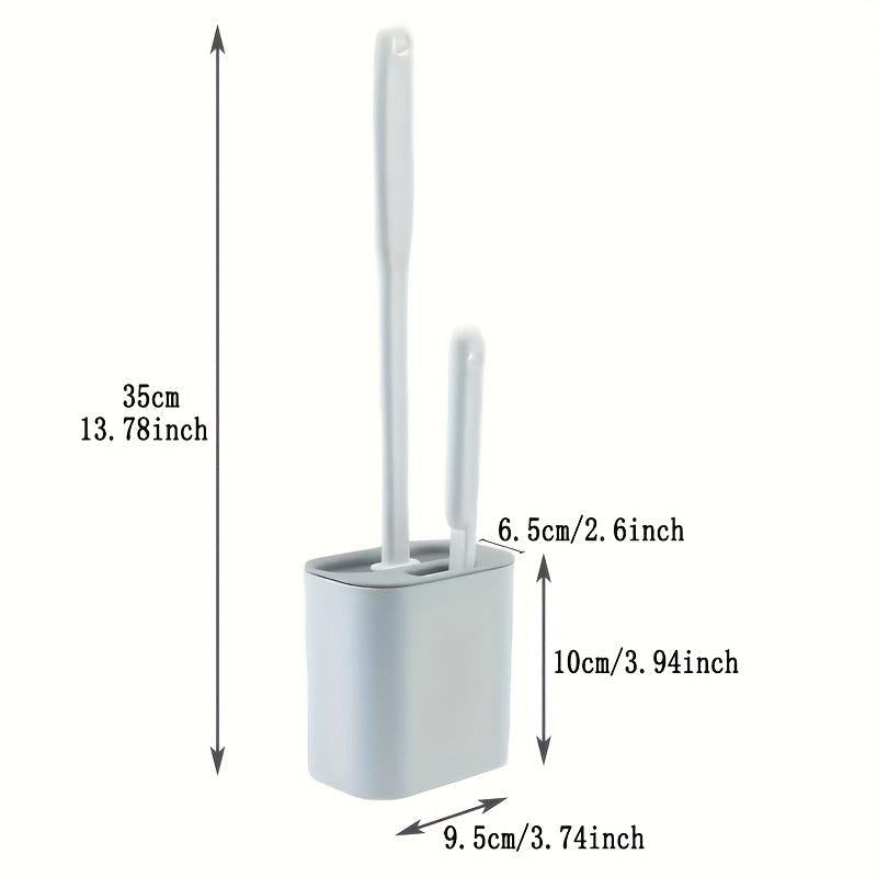 Wall Mounted Toilet Brush Set for Bathroom Cleaning with Flexible Brush Head