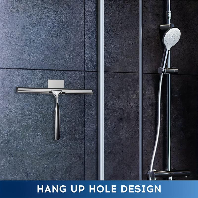 Shower Squeegee For Glass Doors Bathroom Glass Cleaner 9.8 Inch