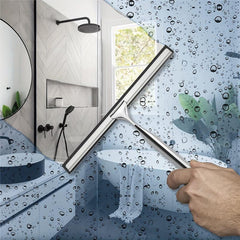 Shower Squeegee For Glass Doors Bathroom Glass Cleaner 9.8 Inch