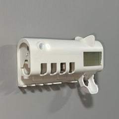 UV Toothbrush Sterilizer Wall Mount Bathroom Organizer