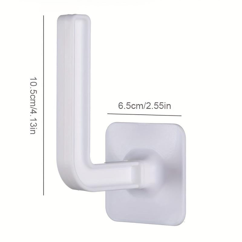 2pcs Toilet Roll Holder Wall Mounted Paper Rack for Bathroom