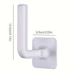 2pcs Toilet Roll Holder Wall Mounted Paper Rack for Bathroom