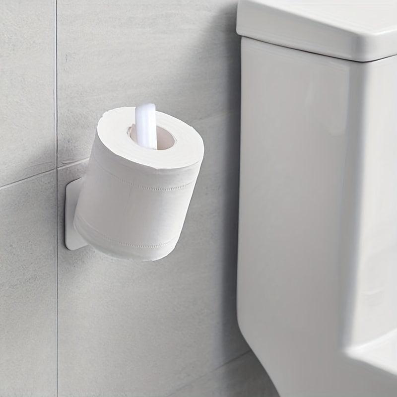 2pcs Toilet Roll Holder Wall Mounted Paper Rack for Bathroom