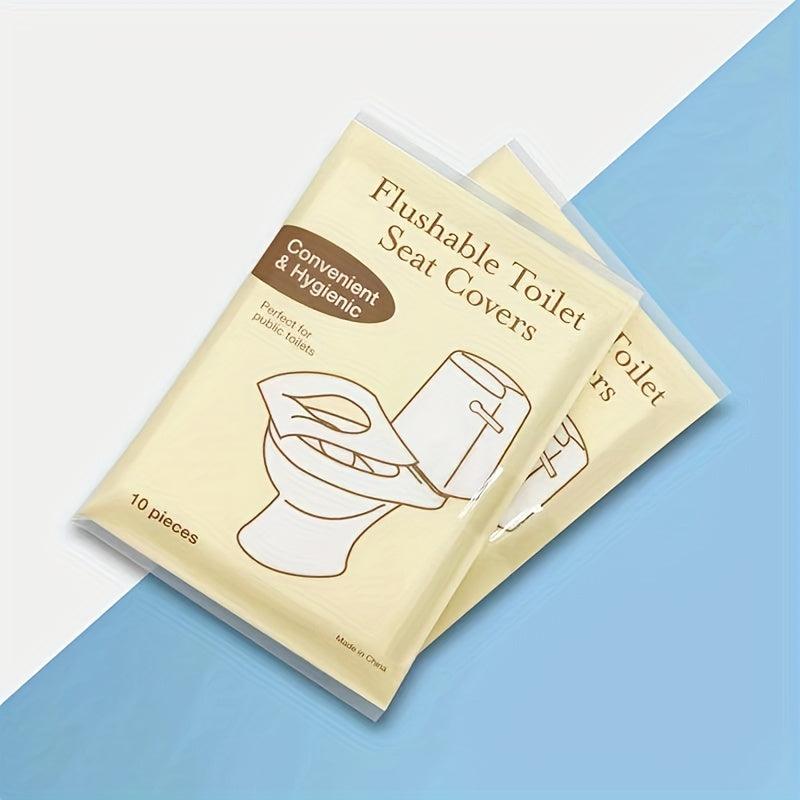 80Pcs Toilet Seat Covers Flushable Biodegradable for Adults Potty Training