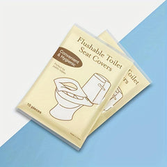 80Pcs Toilet Seat Covers Flushable Biodegradable for Adults Potty Training