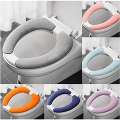 Warm Non-Slip Toilet Seat Cover for Winter Bathroom