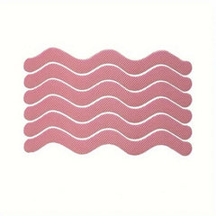 12pcs Anti-slip Wavy Non-slip Tub Sticker S Shape Bathroom Safety Strips