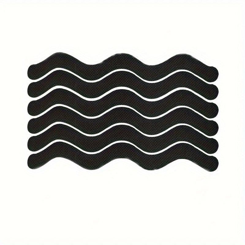 12pcs Anti-slip Wavy Non-slip Tub Sticker S Shape Bathroom Safety Strips