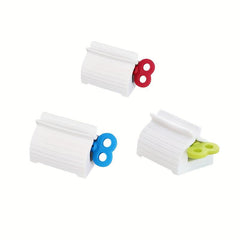 3pcs Manual Toothpaste Squeezer Plastic Tube Dispenser Holder for Bathroom