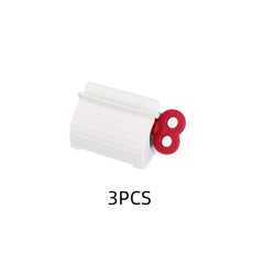 3pcs Manual Toothpaste Squeezer Plastic Tube Dispenser Holder for Bathroom