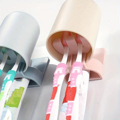 Toothbrush Holder with Punch - Keep Toothbrush & Toothpaste