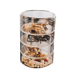 Adjustable Cosmetic Storage Display Case Jewelry Organizer