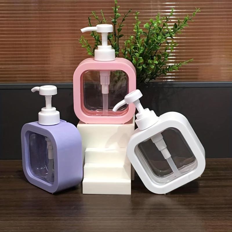 1pc Press Lotion Bottle 10 5oz Refillable Pump Bottle Soap Dispenser