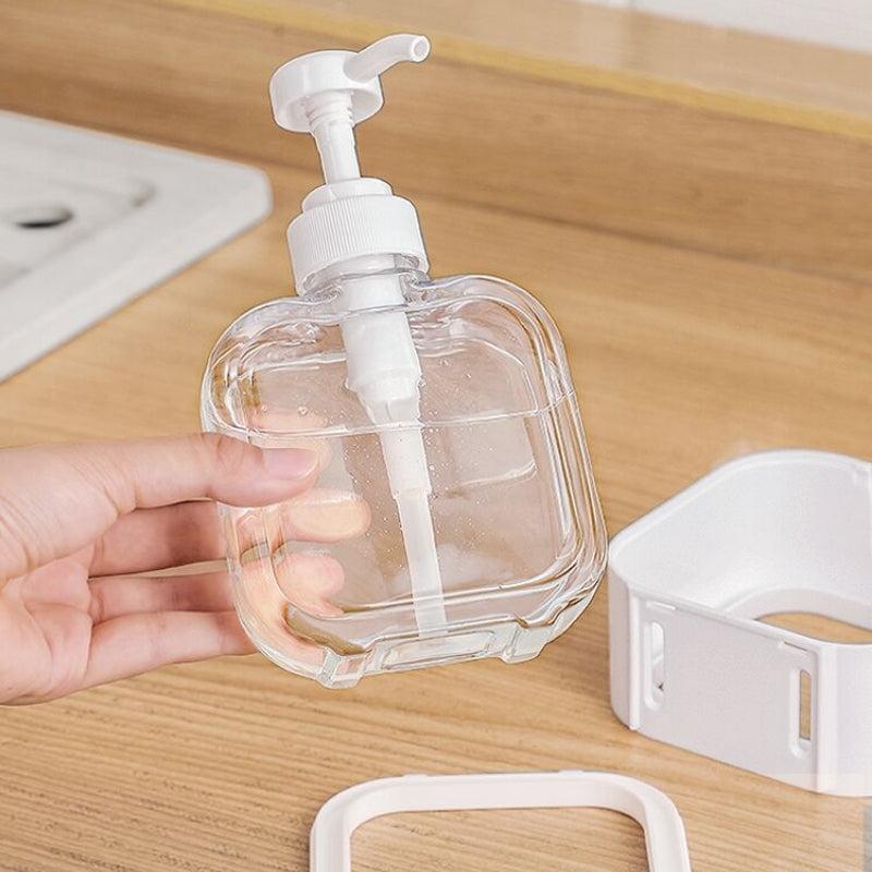 1pc Press Lotion Bottle 10 5oz Refillable Pump Bottle Soap Dispenser