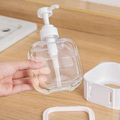 1pc Press Lotion Bottle 10 5oz Refillable Pump Bottle Soap Dispenser
