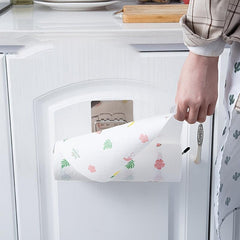 Self Adhesive Paper Towel Holder Stainless Steel Kitchen Rag Storage Rack