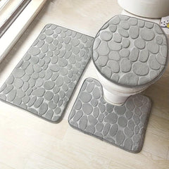 Soft Memory Sponge Bath Mat - Non-slip & Washable Shower Rug