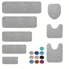 Soft Memory Sponge Bath Mat - Non-slip & Washable Shower Rug