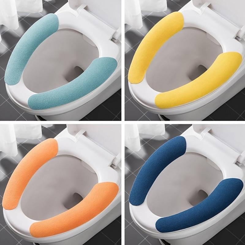 1 Pair Self Adhesive Toilet Seat Covers Non Slip Mat