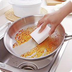 5pcs Multifunction Cleaning Sponge Dishwashing Brush Home Cleaning Pad Sink