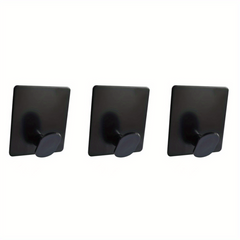 5pcs Adhesive Hooks Stainless Steel Towel Hooks Bathroom Storage