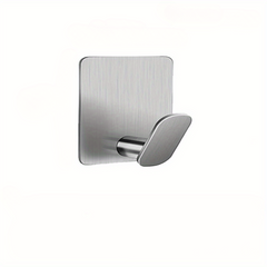 5pcs Adhesive Hooks Stainless Steel Towel Hooks Bathroom Storage