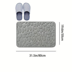 Soft Memory Foam U-Shaped Toilet Bath Mat