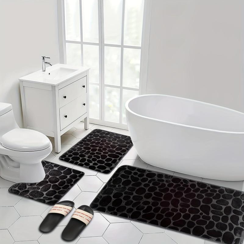 Soft Memory Foam U-Shaped Toilet Bath Mat