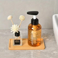 Wooden Bathroom Tray for Countertops Storage - Stylish & Practical
