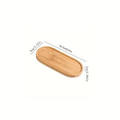 Wooden Bathroom Tray for Countertops Storage - Stylish & Practical
