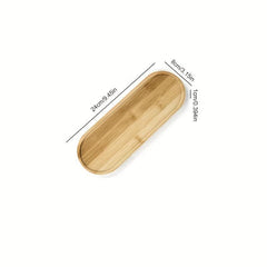 Wooden Bathroom Tray for Countertops Storage - Stylish & Practical