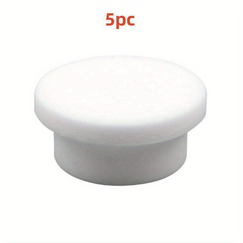 Basin Overflow Seal Cover - 10 Pack Round Sink Plug for Bathroom Cabinet