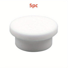 Basin Overflow Seal Cover - 10 Pack Round Sink Plug for Bathroom Cabinet