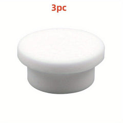 Basin Overflow Seal Cover - 10 Pack Round Sink Plug for Bathroom Cabinet