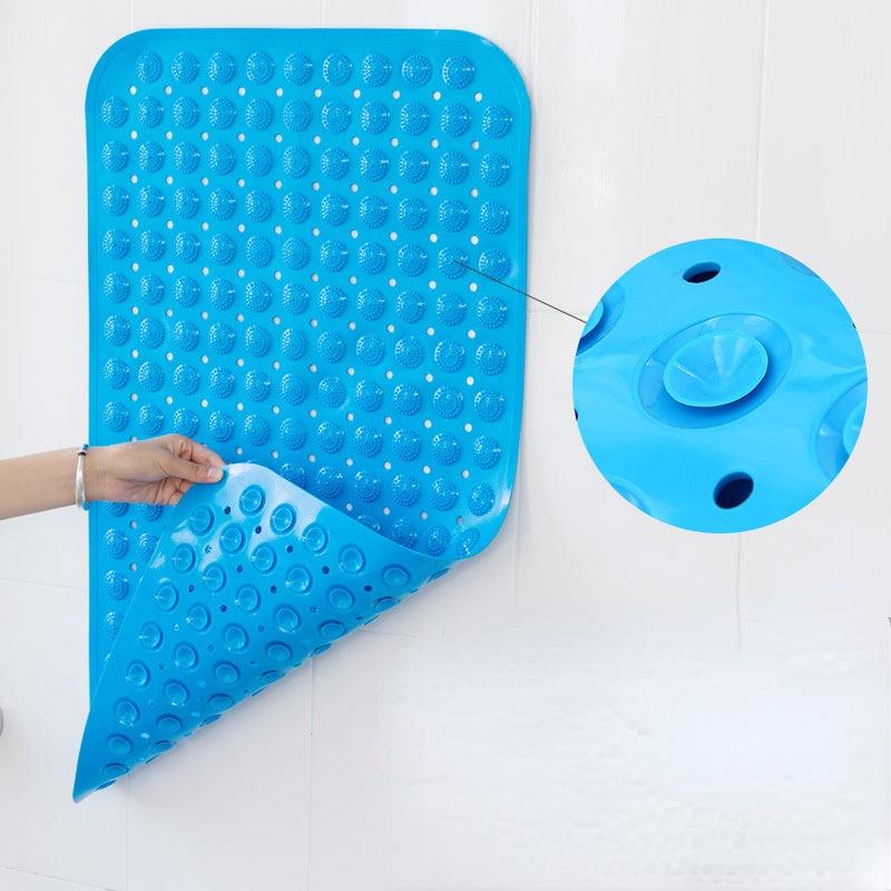 Foot Massage Shower Mat with Drain Holes and Suction Cups
