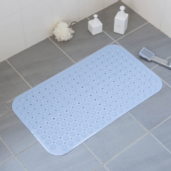 Foot Massage Shower Mat with Drain Holes and Suction Cups