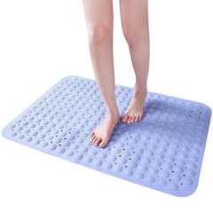 Foot Massage Shower Mat with Drain Holes and Suction Cups