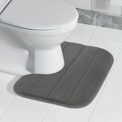 Absorbent Sponge Bath Mat Non-Slip Quick Drying Washable Bathroom Door Mat