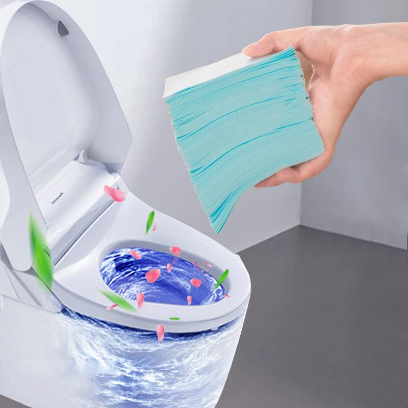 100pcs Toilet Cleaning Tablets Household Hygiene Deodorizing Dirt