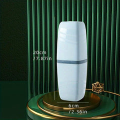 Travel Toothbrush Cup Holder with Cover for Traveling