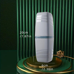 Travel Toothbrush Cup Holder with Cover for Traveling
