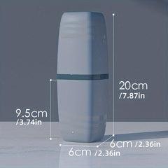 Travel Toothbrush Cup Holder with Cover for Traveling