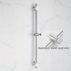 Adjustable Shower Slide Bar Handheld Shower Holder Easy Bathing Access