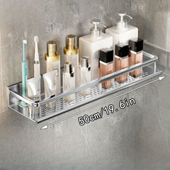 Wall Mounted Bathroom Shelf Cosmetic Storage Rack Shower Caddy Shelf