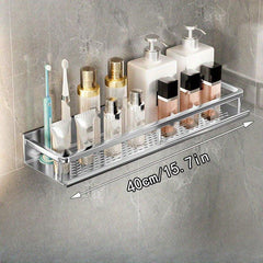 Wall Mounted Bathroom Shelf Cosmetic Storage Rack Shower Caddy Shelf