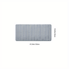 Memory Foam Bathmat Anti-skid Floor Rug Soft Bathtub Mat